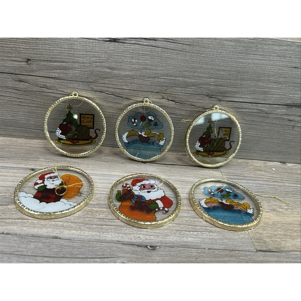 Night Before Christmas Eve Storybook‎ Set Of 6 Ornaments